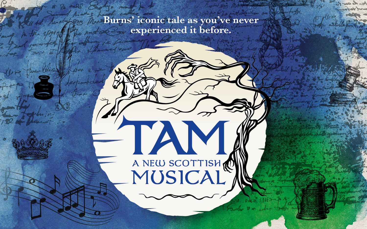 Tam: A New Scottish Musical branding